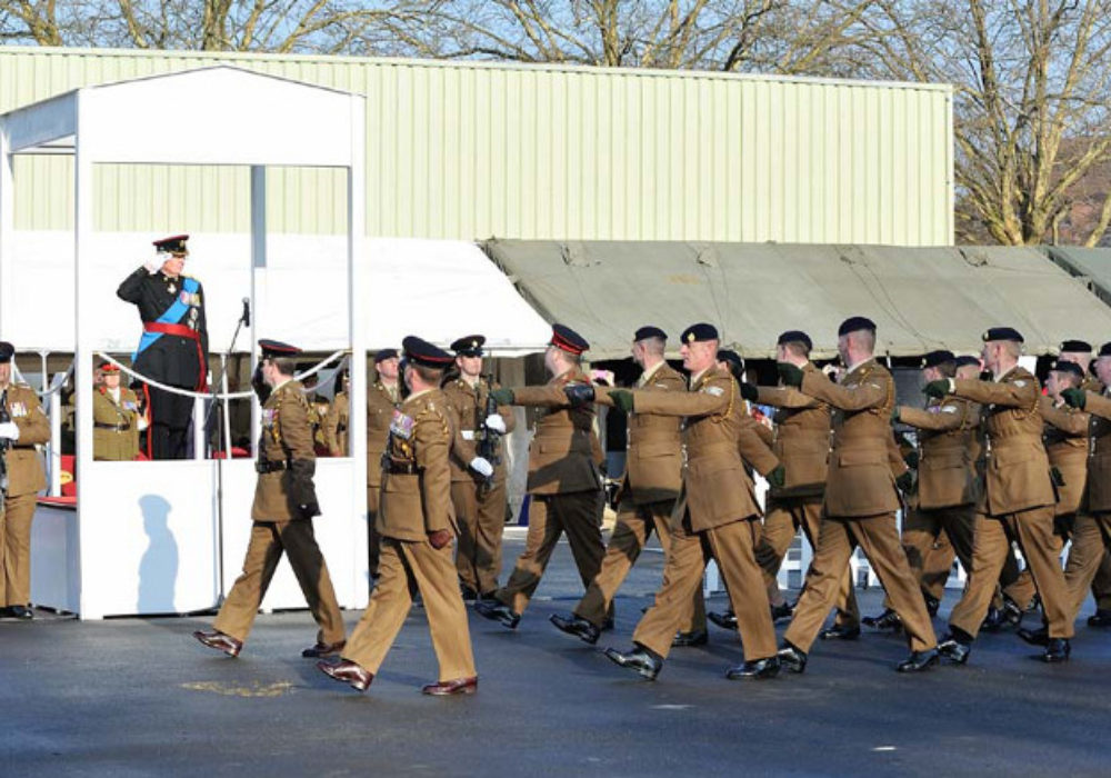 24 Regiment disbandment parade