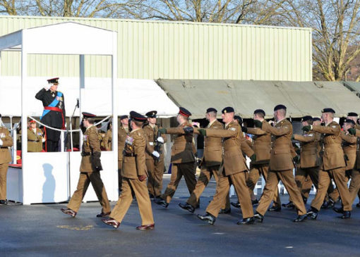 24 Regiment disbandment parade