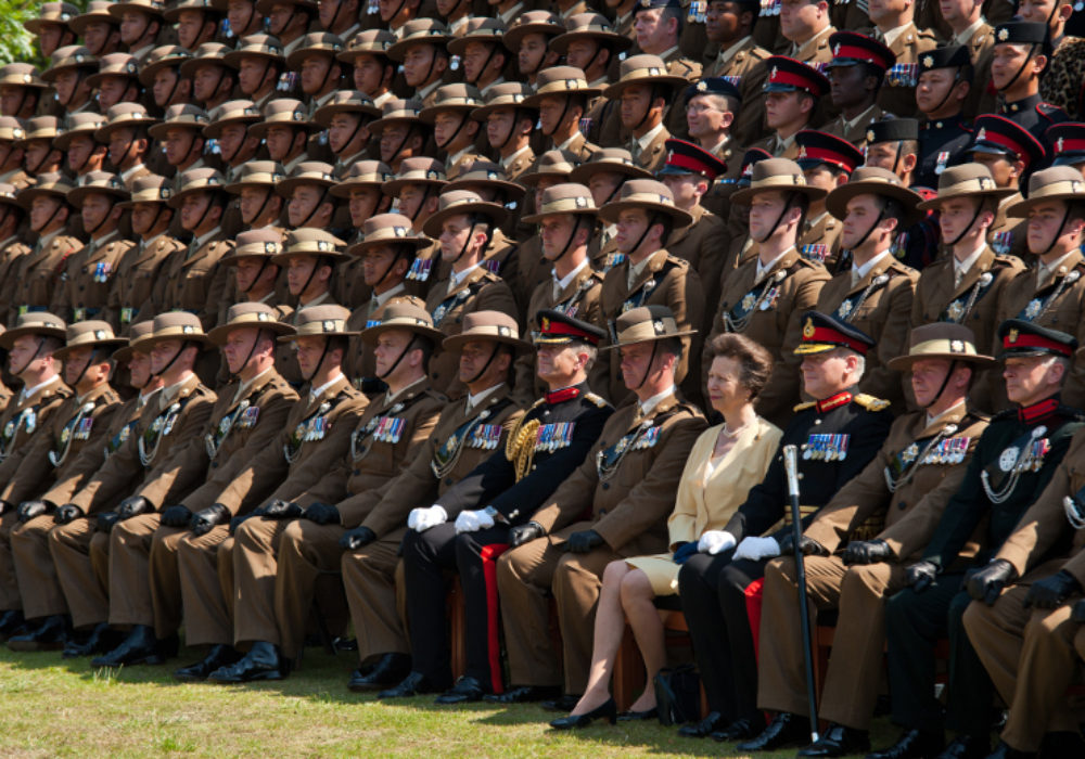 Princess Royal Visit to 10QOGLR