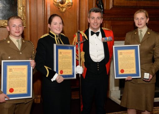 The RLC CARMEN Award winners with Col C J Francis, Colonel RLC