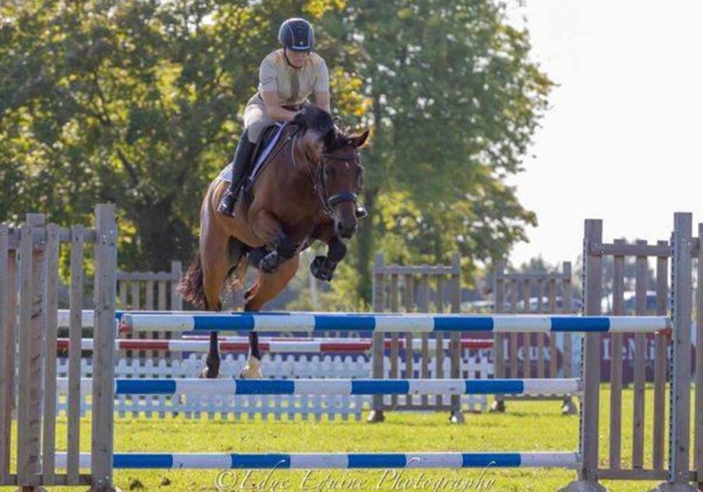 LCpl Holly Hall, has qualified for the British Showjumping National Amateur Finals