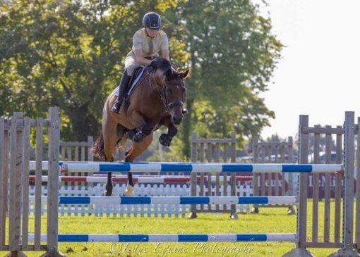 LCpl Holly Hall, has qualified for the British Showjumping National Amateur Finals