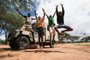 Cpl Rebecca Brown Jumping for Joy